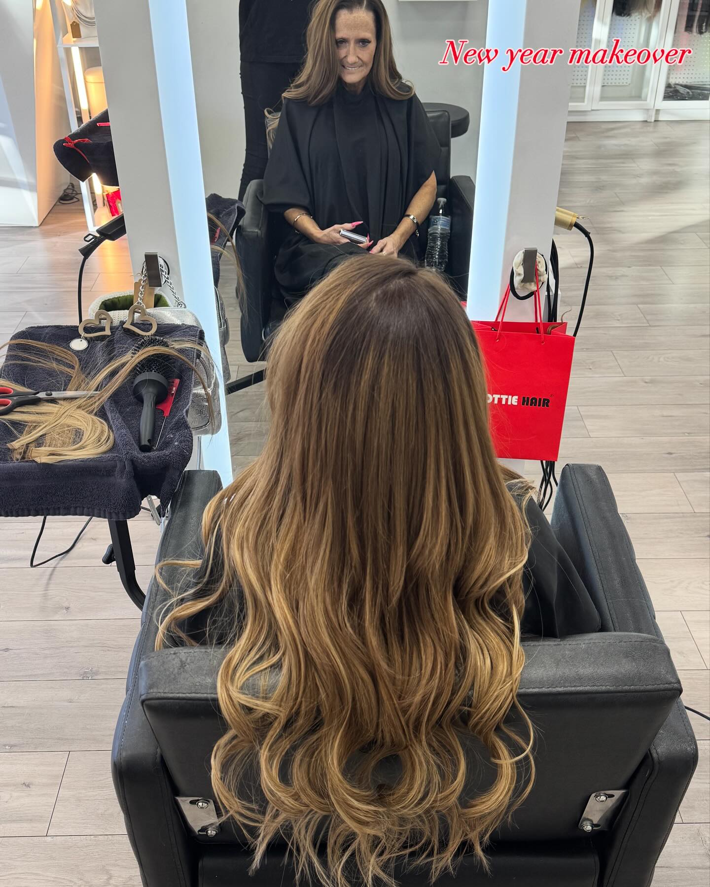 New Year Hair Transformation with Mini Weft Extensions