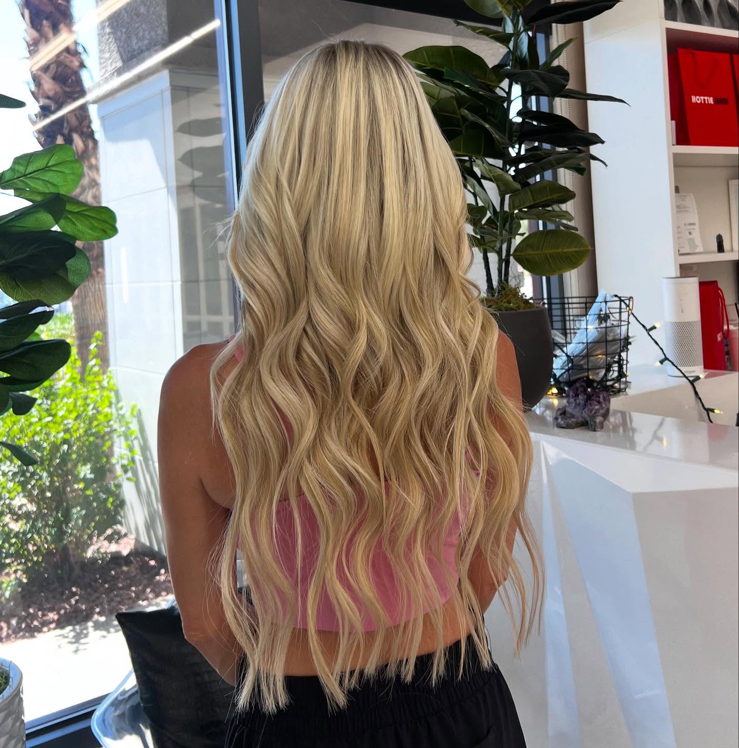 Hand-Tied Extensions Hair Transformation with Color Enhancement