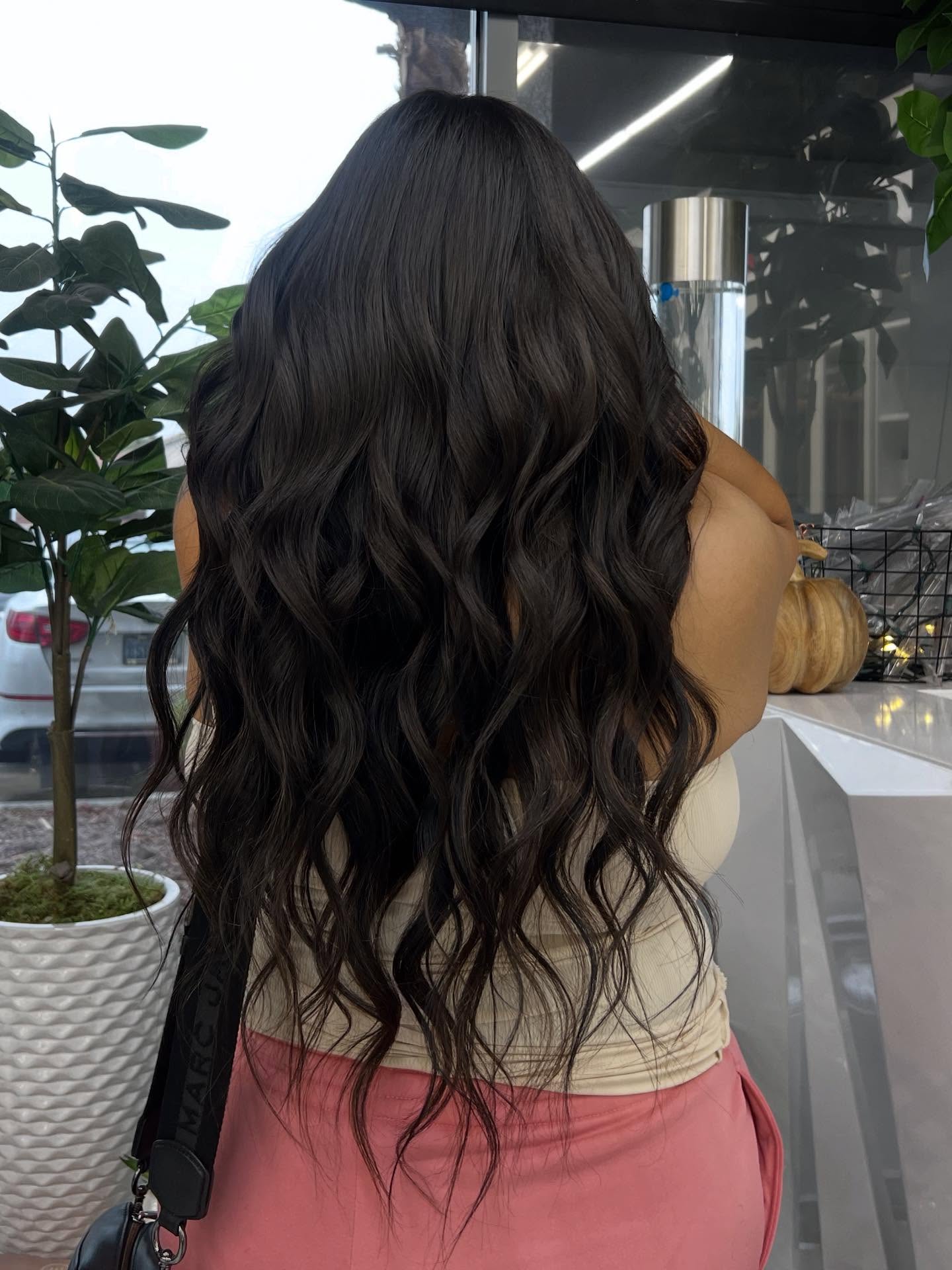 Hand-Tied Hair Extensions Transformation