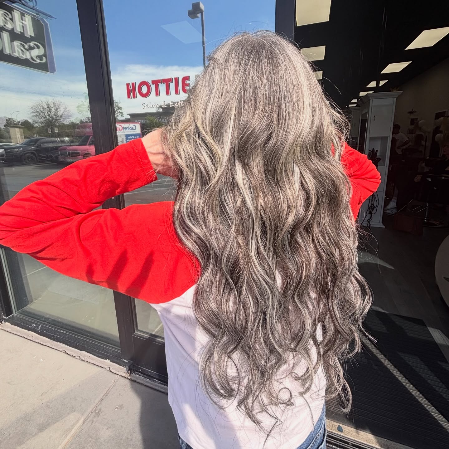 Going Gray Gracefully: How to Transition, Blend & Embrace Your Silver (2026) - Hair care blog post from Hottie Hair Las Vegas